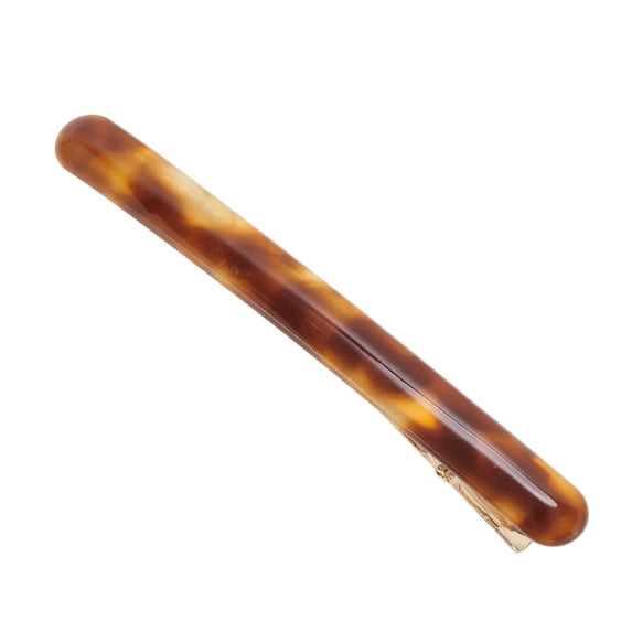 Unique Bargains 1 Pc Duckbill Clip Acetate Hair Clips Coffee Color