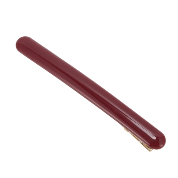 Unique Bargains 1 Pc Duckbill Clip Acetate Hair Clips Wine Red