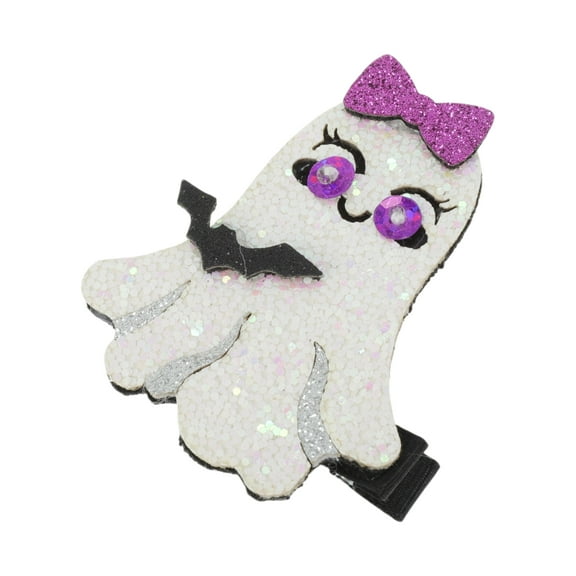 Unique Bargains 1 Pc Duckbill Clip Cute Halloween Hair Clip ["Butterfly Ghost Design"]