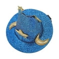 thumbnail image 1 of Unique Bargains 1 Pc Duckbill Clip Cute Halloween Star with Hat Design Hair Clip Blue, 1 of 5