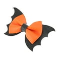 thumbnail image 1 of Unique Bargains 1 Pc Duckbill Clip Halloween Bat Wing Hair Clip for Children Orange Black, 1 of 5