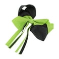 thumbnail image 1 of Unique Bargains 1 Pc Duckbill Clip Halloween Bow Ribbon Hair Clip for Women Black Green, 1 of 5