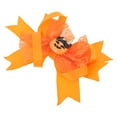 thumbnail image 1 of Unique Bargains 1 Pc Duckbill Clip Halloween Mesh Hair Clip for Women Orange, 1 of 5