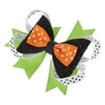 thumbnail image 1 of Unique Bargains 1 Pc Duckbill Clip Halloween Multi-layered Hair Clip for Women Green Black, 1 of 5