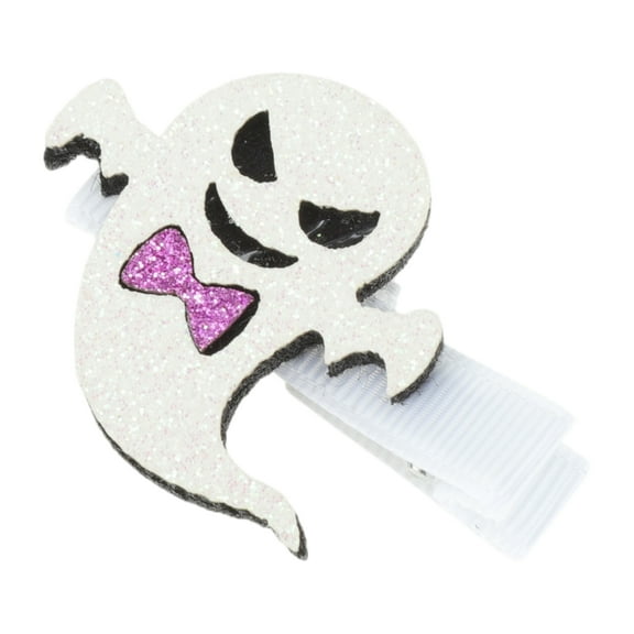 Unique Bargains 1 Pc Duckbill Clip Halloween Reaching Hand Ghost Hair Clip for Children White