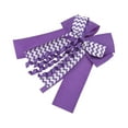 thumbnail image 1 of Unique Bargains 1 Pc Duckbill Clip Halloween Spiral Ribbon Hair Clip for Women Purple White, 1 of 5