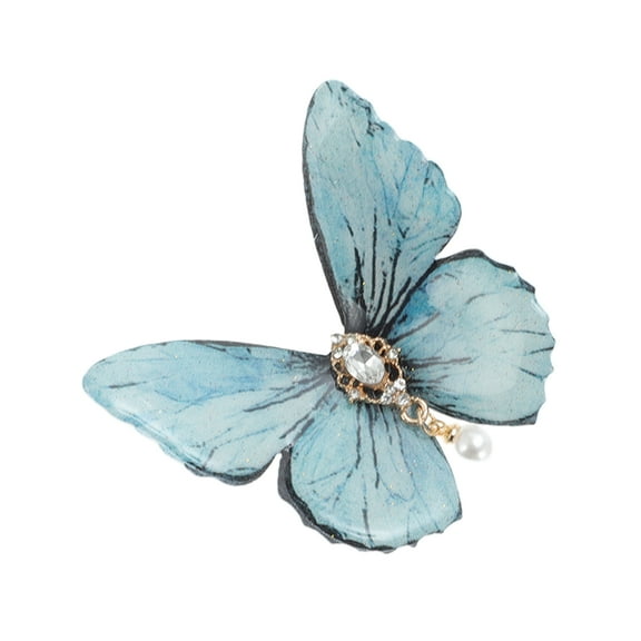 Unique Bargains 1 Pc Duckbill Hair Clips Hairdo Clip for Home Blue