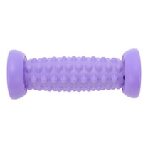 Unique Bargains 1 Pc Dumbbell Roller Foot Massager for Home Purple TPU