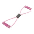thumbnail image 1 of Unique Bargains 1 Pc Durable 8-Shaped Yoga Stretch Band for Stretching 14.17"x3.74" Pink, 1 of 4
