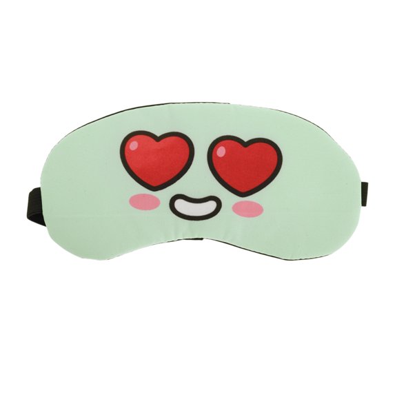 Unique Bargains 1 Pc Durable Adjustable Eye Mask for Home Green Polyester