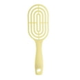 thumbnail image 1 of Unique Bargains 1 Pc Durable Anti-static Ribs Comb for Curly Straight Wavy Hair ABS Yellow, 1 of 3