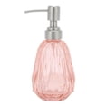 thumbnail image 1 of Unique Bargains 1 Pc Durable Argyle Soap Dispenser 11.84oz Orange Silver Tone, 1 of 6