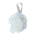 thumbnail image 1 of Unique Bargains 1 Pc Durable Bath Shower Loofah Sponge Body Puffs for Bathroom Light Blue, 1 of 7
