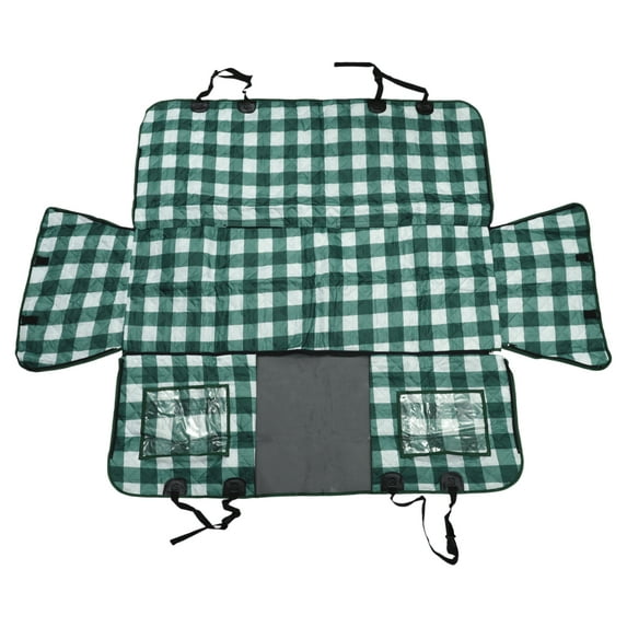 Unique Bargains 1 Pc Durable Car Seat Cover for Pet Bright Color Detachable Green