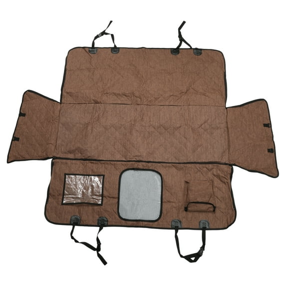 Unique Bargains 1 Pc Durable Car Seat Cover for Pet Thickened Waterproof Brown