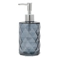 thumbnail image 1 of Unique Bargains 1 Pc Durable Diamond-shaped Soap Dispenser 11.16oz Gray Silver Tone, 1 of 6