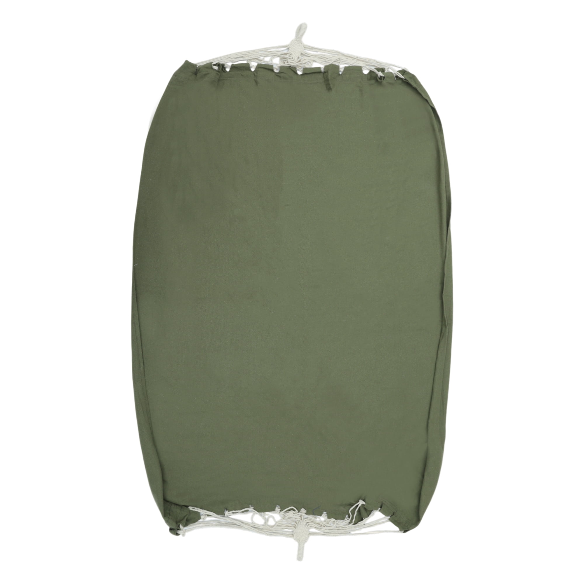 Unique Bargains 1 Pc Durable Double Canvas Hammock for Outdoor 118.11" Length Green