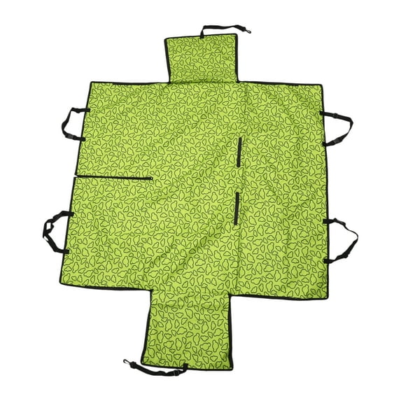 Unique Bargains 1 Pc Durable Double Layer Pet Car Seat Cover for Dog Cat Green