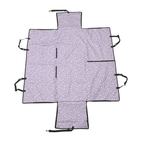 Unique Bargains 1 Pc Durable Double Layer Pet Car Seat Cover for Dog Cat Purple