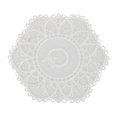 thumbnail image 1 of Unique Bargains 1 Pc Durable Embroidery Drink Coaster White, 1 of 5