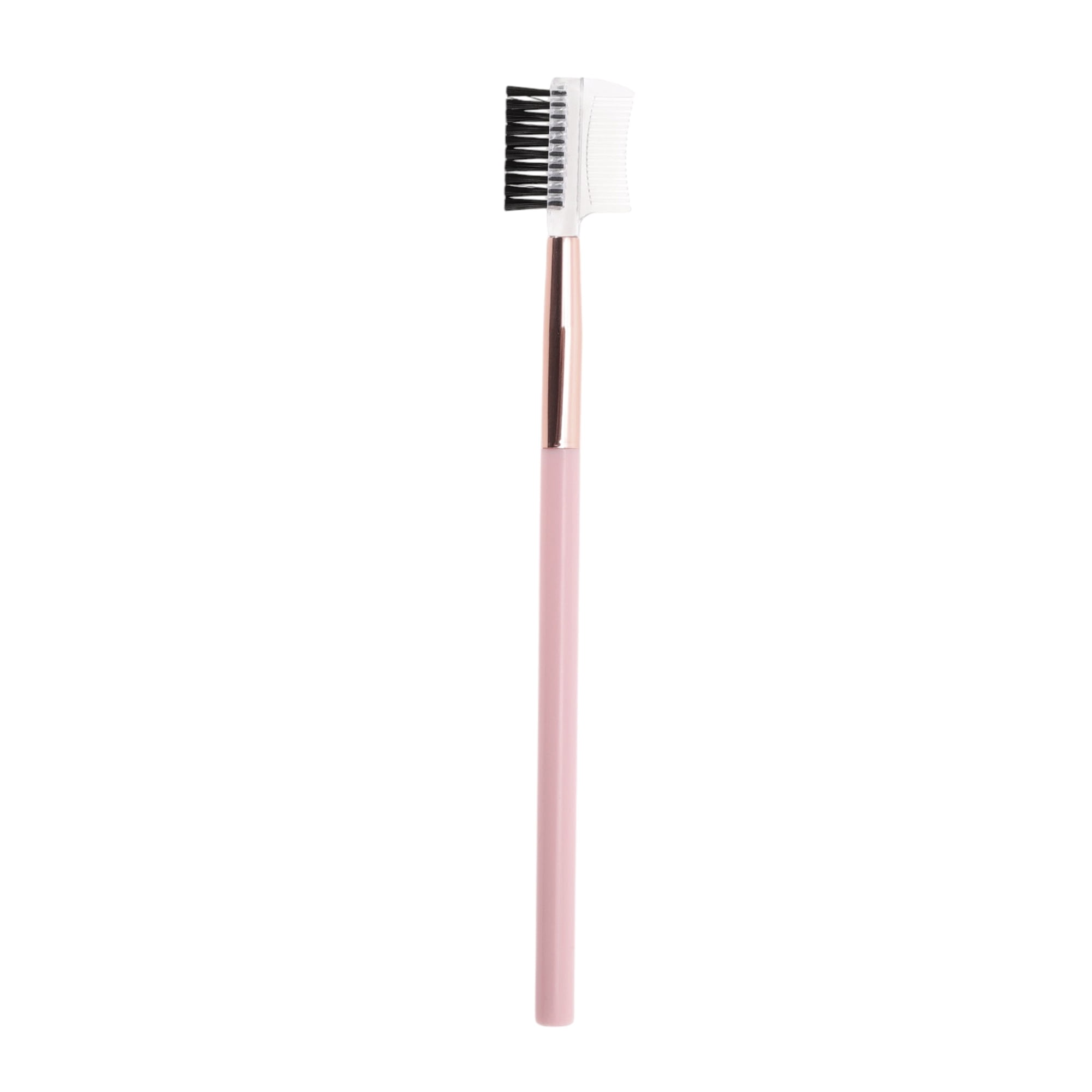 Unique Bargains 1 Pc Durable Eyebrow Brush Pink