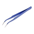 thumbnail image 1 of Unique Bargains 1 Pc Durable Eyelashes Tweezers for Bathroom Blue Stainless Steel, 1 of 6