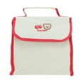 thumbnail image 1 of Unique Bargains 1 Pc Durable Flip Cover Lunch Bag Beige Red, 1 of 5
