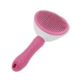 thumbnail image 1 of Unique Bargains 1 Pc Durable Flower Shape Pet Grooming Brush for Pet 7.87"x4.13"x1.97" Pink, 1 of 6