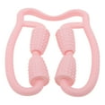 thumbnail image 1 of Unique Bargains 1 Pc Durable Four Wheel Foot Massager for Home Pink PP, 1 of 5