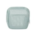 thumbnail image 1 of Unique Bargains 1 Pc Durable Grid Makeup Bag Blue Gray Polyester, 1 of 6