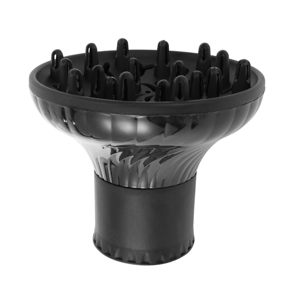 Unique Bargains 1 Pc Durable Hair Dryer Diffuser Attachment Black Polycarbon PC Rubber