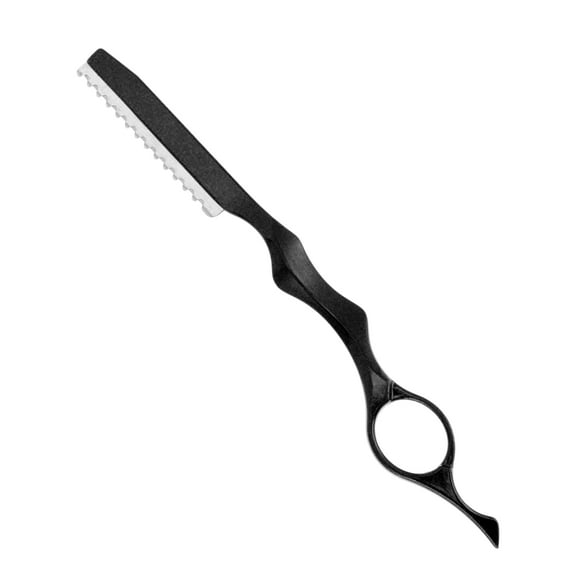 Unique Bargains 1 Pc Durable Haircut comb with Blades for Hair Styling Black