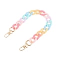 thumbnail image 1 of Unique Bargains 1 Pc Durable Handbag Chain Strap 14.57" Colorful Acrylic, 1 of 5