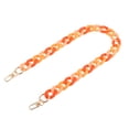 thumbnail image 1 of Unique Bargains 1 Pc Durable Handbag Chain Strap 23.62" Orange Acrylic, 1 of 5