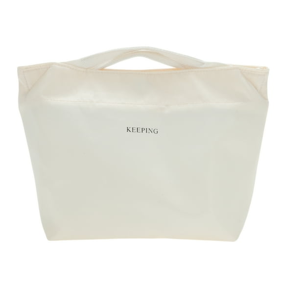 Unique Bargains 1 Pc Durable Handheld Lunch Bag Apricot