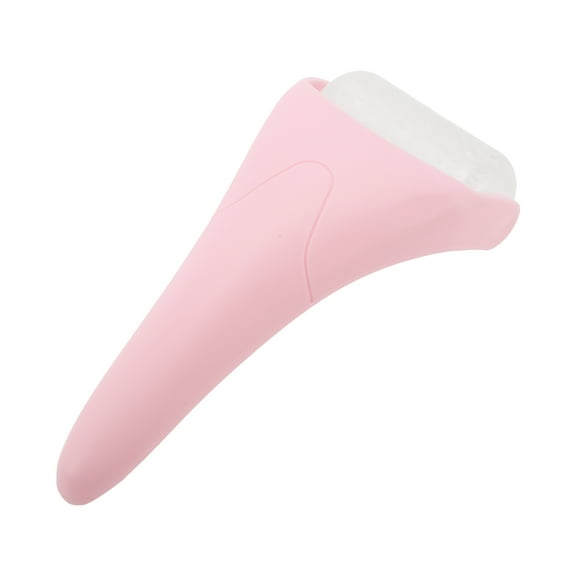 Unique Bargains 1 Pc Durable Ice Facial Roller for Beauty Parlor Travel Bathing Light Pink PP