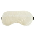 thumbnail image 1 of Unique Bargains 1 Pc Durable Lace Eye Mask for Home Champagne Faux Silk, 1 of 3