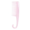 thumbnail image 1 of Unique Bargains 1 Pc Durable Large Curved Comb Transparent Pink Plastic, 1 of 6