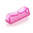 thumbnail image 1 of Unique Bargains 1 Pc Durable Large Horn Nail Brush for Cleaning Fingernails 3.23"x1.57" Rose Pink, 1 of 2