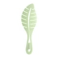 thumbnail image 1 of Unique Bargains 1 Pc Durable Leaf Shape Hair Brush for Curly Straight Wavy Hair Plastic Light Green, 1 of 3