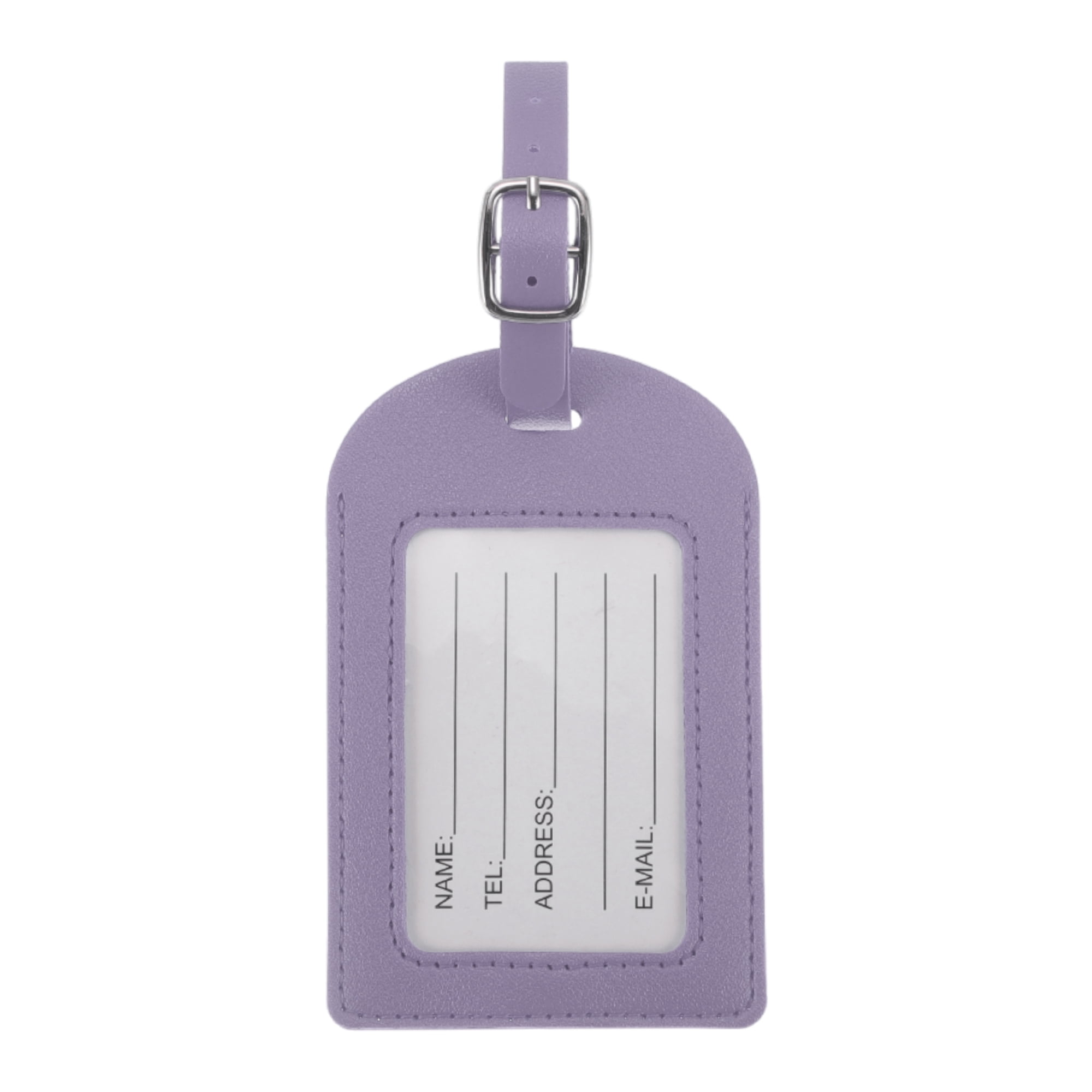 Unique Bargains 1 Pc Durable Luggage Tag for Travelling Purple