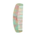 thumbnail image 1 of Unique Bargains 1 Pc Durable Marble Hair Comb Green Acetate Sheet, 1 of 5