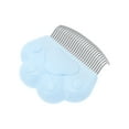 thumbnail image 1 of Unique Bargains 1 Pc Durable Pet Grooming Brush for Dog for Cat 3.66"x3.43"x1.06" Blue, 1 of 6