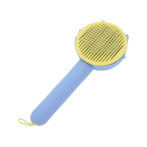Unique Bargains 1 Pc Durable Pet Grooming Brush for Dog for Cat 7.87"x3.43"x1.89" Blue