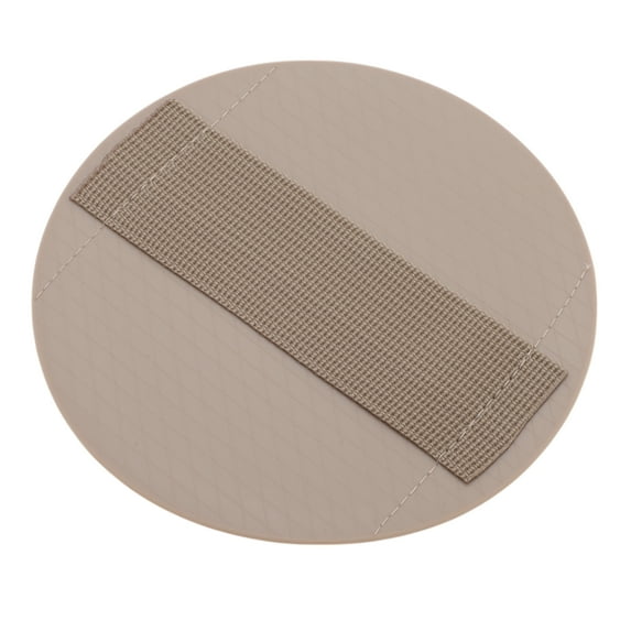 Unique Bargains 1 Pc Durable Round Bath Scrubber for Bathroom Khaki