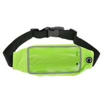 Unique Bargains 1 Pc Durable Running Belt for Sports for 6 Inches or Less Phone Green
