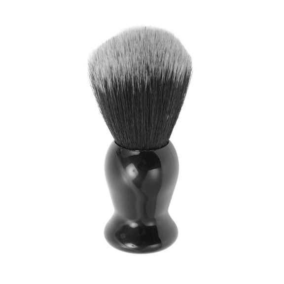 Unique Bargains 1 Pc Durable Shaving Brush for Home 4.13"x1.38" Black ABS Handle Nylon Hair