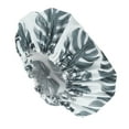 thumbnail image 1 of Unique Bargains 1 Pc Durable Shower Cap for Business Travel Gray Waterproof Polyester PEVA, 1 of 6