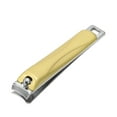 thumbnail image 1 of Unique Bargains 1 Pc Durable Slim Waist Nail Clippers Gold Tone, 1 of 5