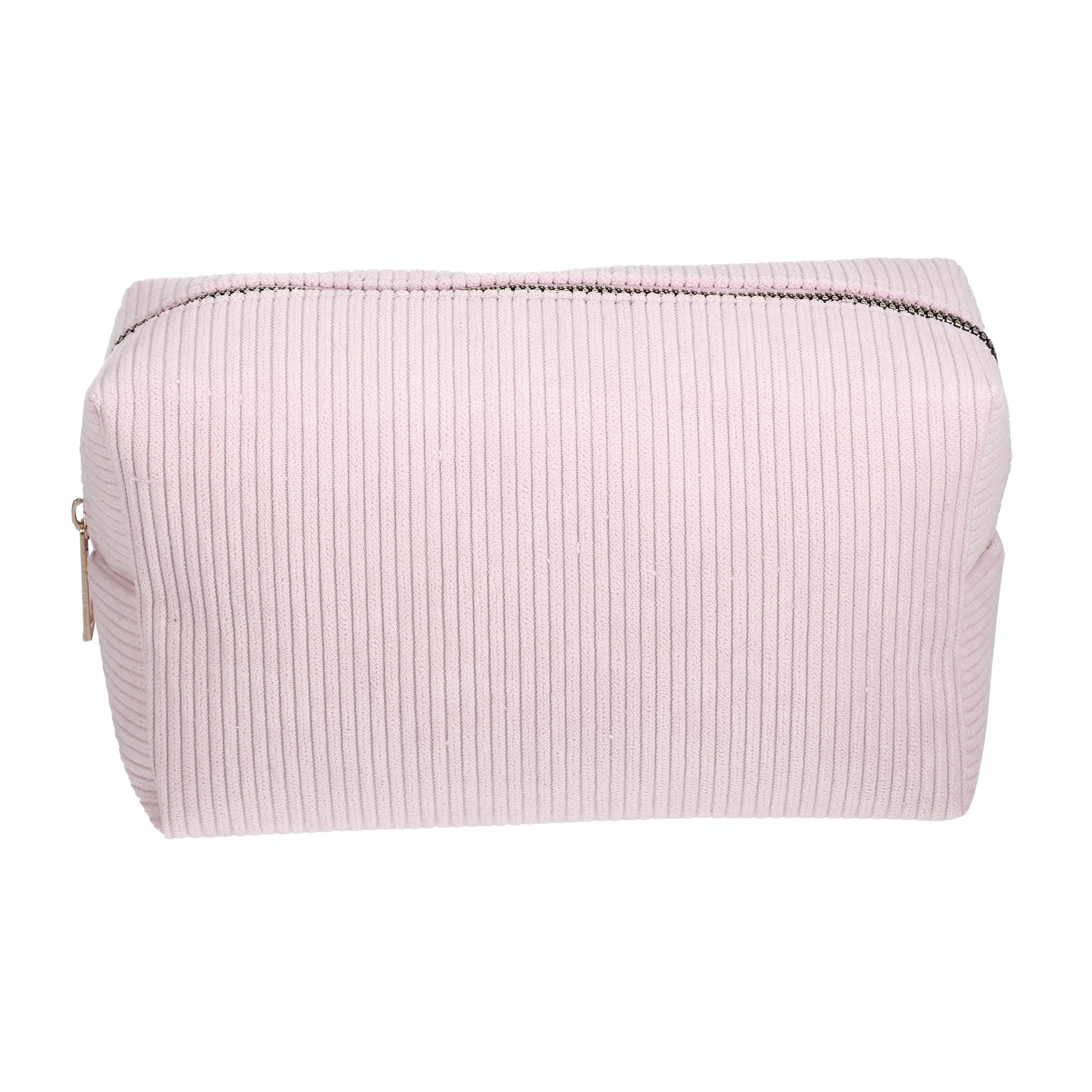 Unique Bargains 1 Pc Durable Solid Color Cosmetic Bag Pink